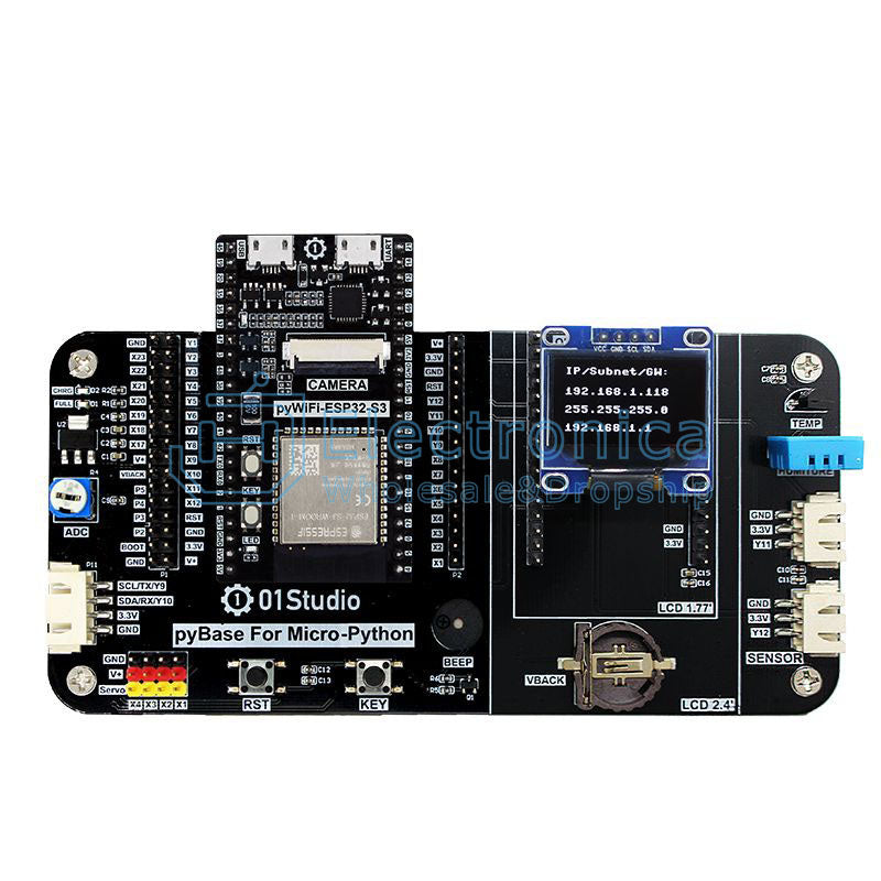 PYWiFi- ESP32-S3 MicroPython AI Development Kit - I Found Tech Chinese Warehouse Import - Option 30133;30135
