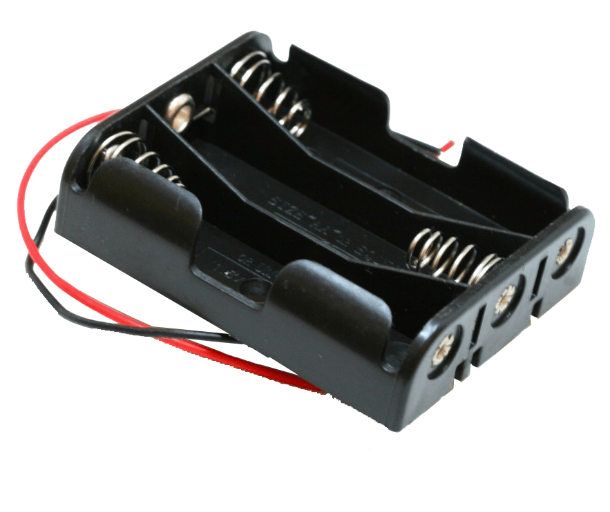 BATTERY HOLDER 3xAA product image for electronics and prototyping use
