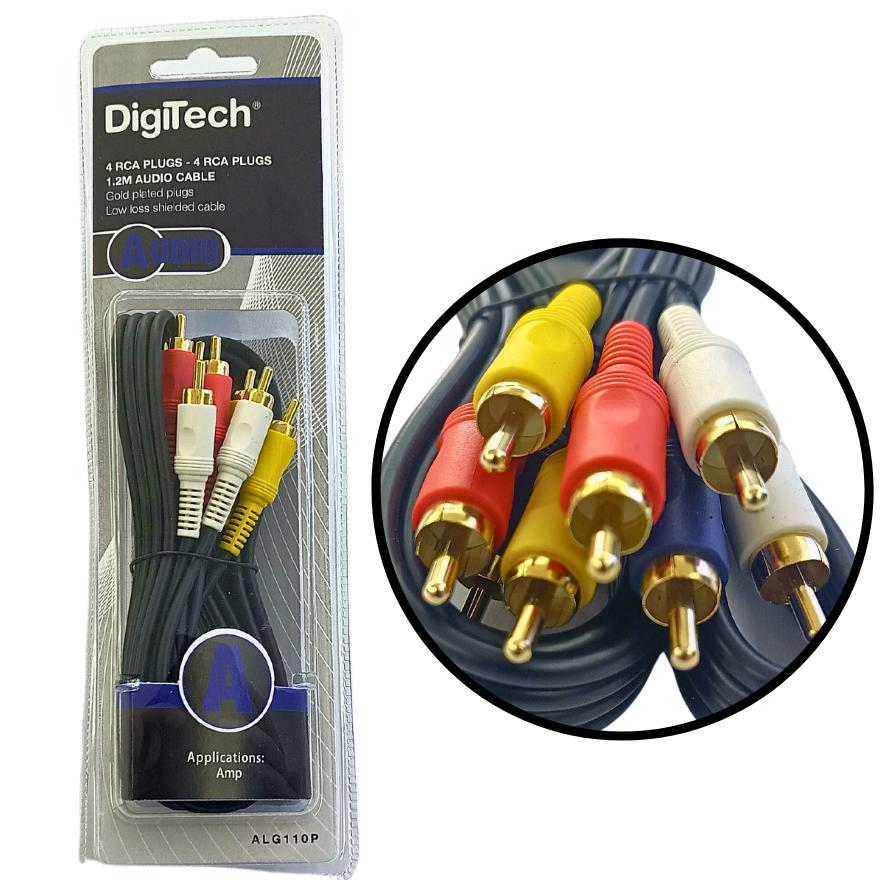RCA Audio Cable 1.2M product image for electronics and prototyping use