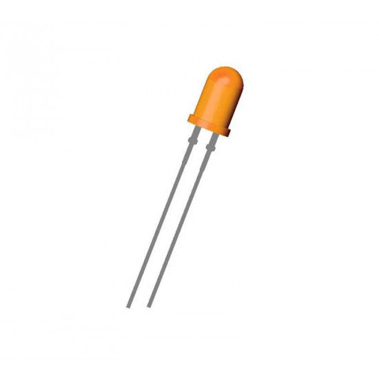 Orange 5mm LED (10 Pack) product image for electronics and prototyping use