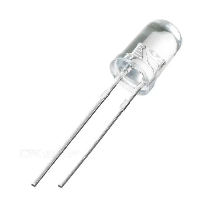 White 5mm LED (10 Pack) product image for electronics and prototyping use
