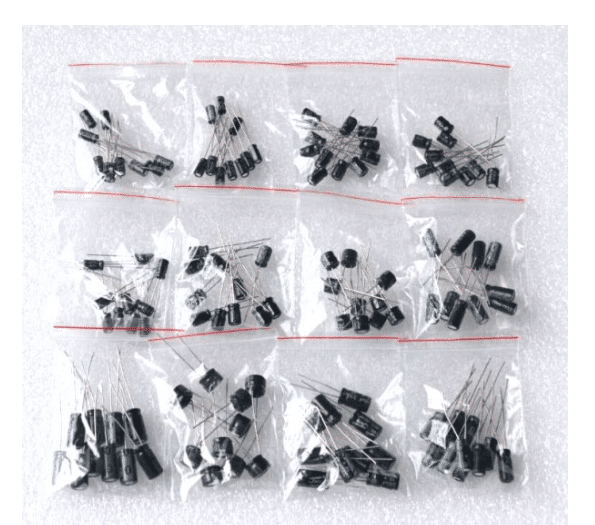 Electrolytic Capacitor Combo Pack product image for electronics and prototyping use