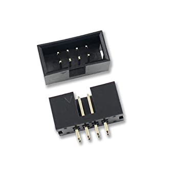 8-Pin 2X4 IDC Header Box PCB mount Straight (5 Pack) product image for electronics and prototyping use