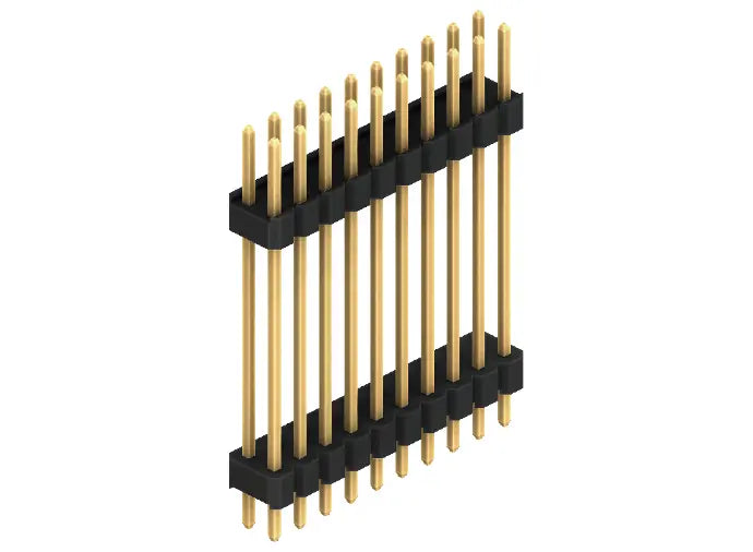 40 Pin Male Double Row Double Insulation Header product image for electronics and prototyping use