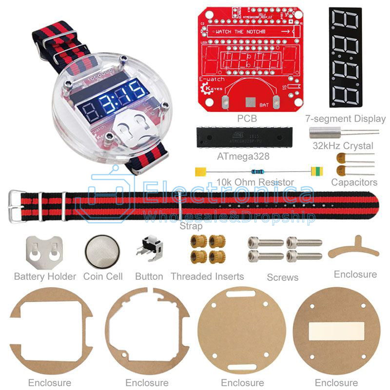 DIY Big Time LED Watch Kit - I Found Tech Chinese Warehouse Import