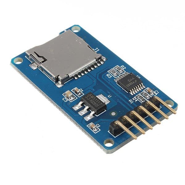 MicroSD Card Adapter module for Arduino product image for electronics and prototyping use