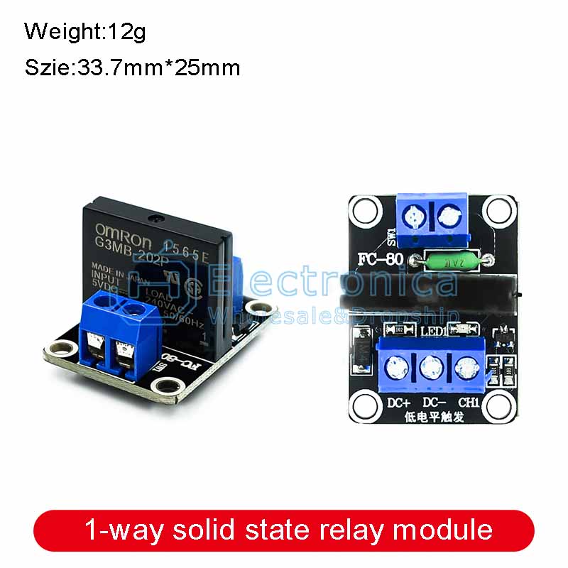 5V 1/2/4/6/8 Channel Low Level Solid State Relay Module - I Found Tech Chinese Warehouse Import - 1 Channel