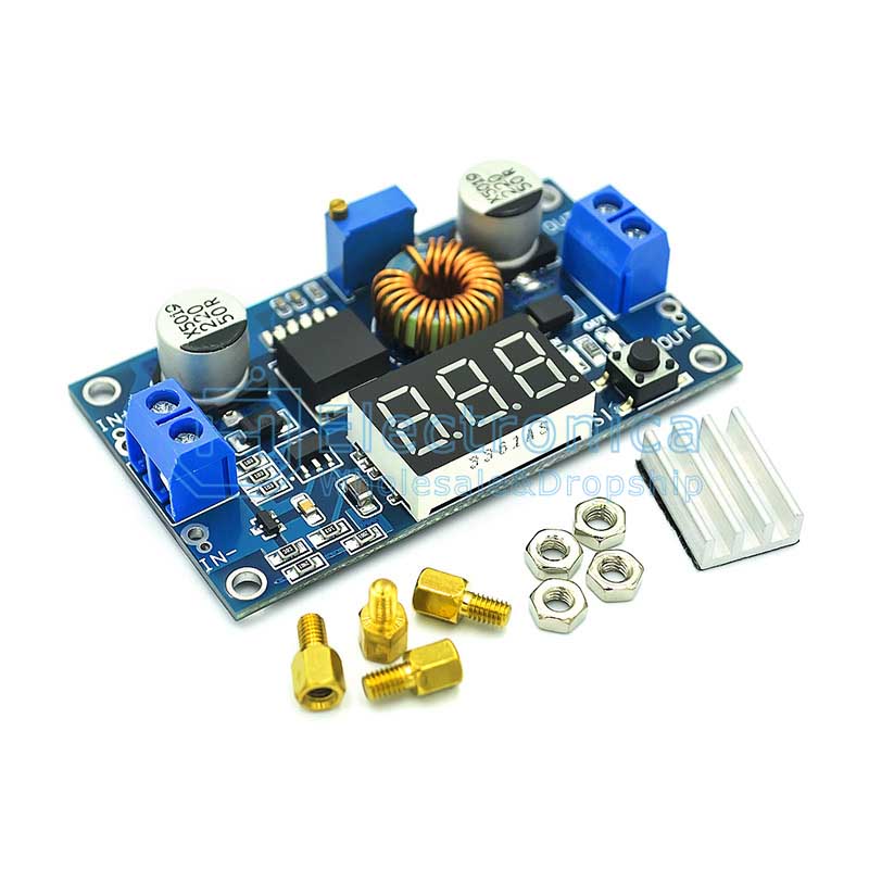 5A 75W DC-DC High-Power Adjustable Step Down Stabilized Voltage Supply Module - I Found Tech Chinese Warehouse Import