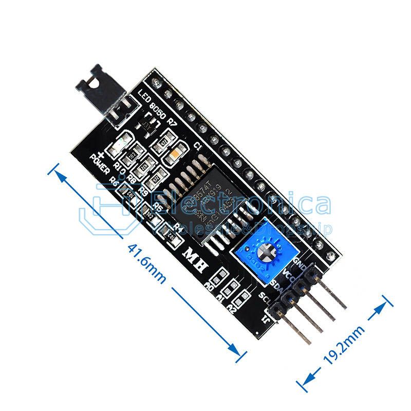 LCD1602 LCD2004 IIC/I2C Interface PCF8574 Expansion Board - I Found Tech Chinese Warehouse Import