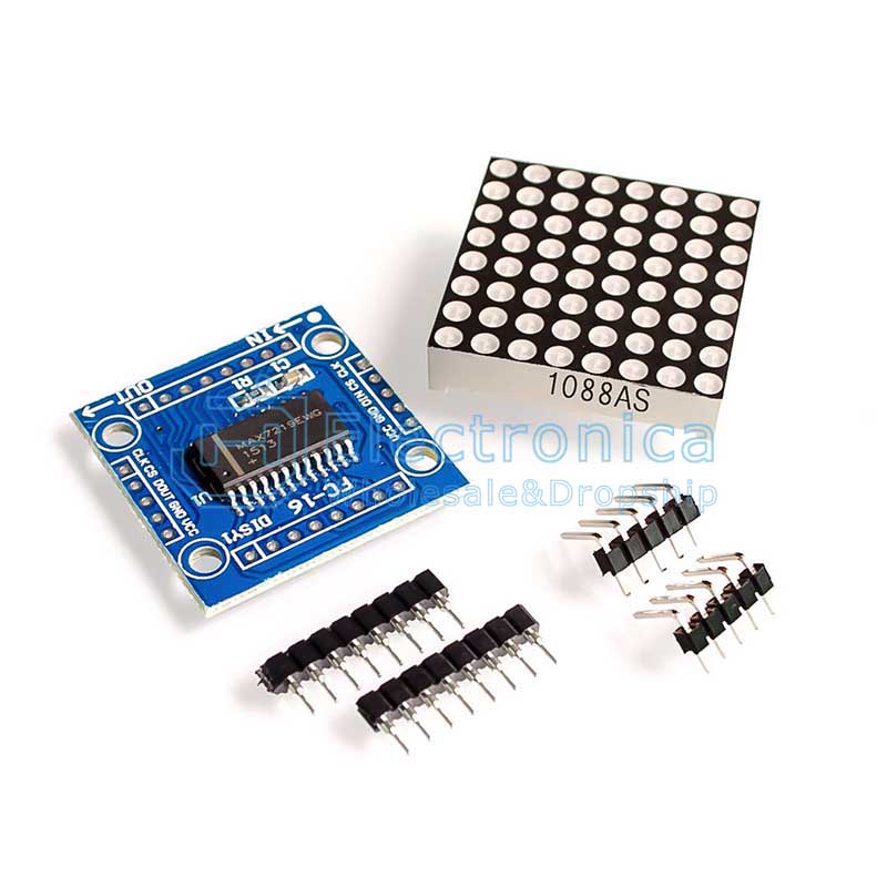 MAX7219 8*8 LED Dot Matrix Module DIY Kit - I Found Tech Chinese Warehouse Import