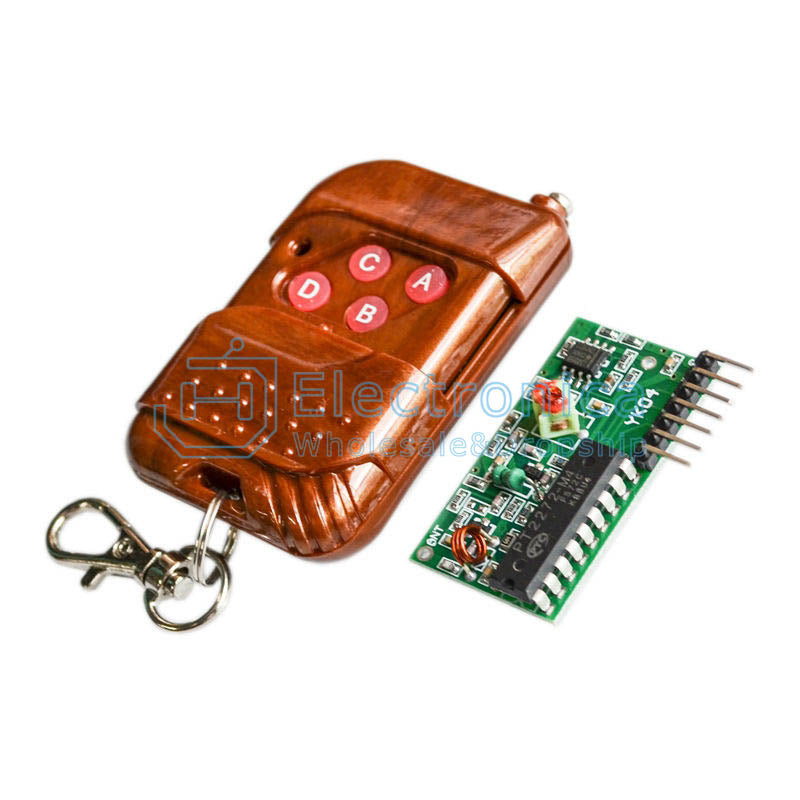 2262/2272 4 Channel Wireless Remote Control Receiver Module - I Found Tech Chinese Warehouse Import