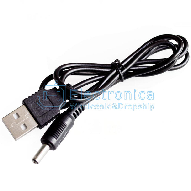 USB to DC 3.5/2.0MM Plug Power Cable - I Found Tech Chinese Warehouse Import - USB to DC 2.0mm (1M 2Pcs)