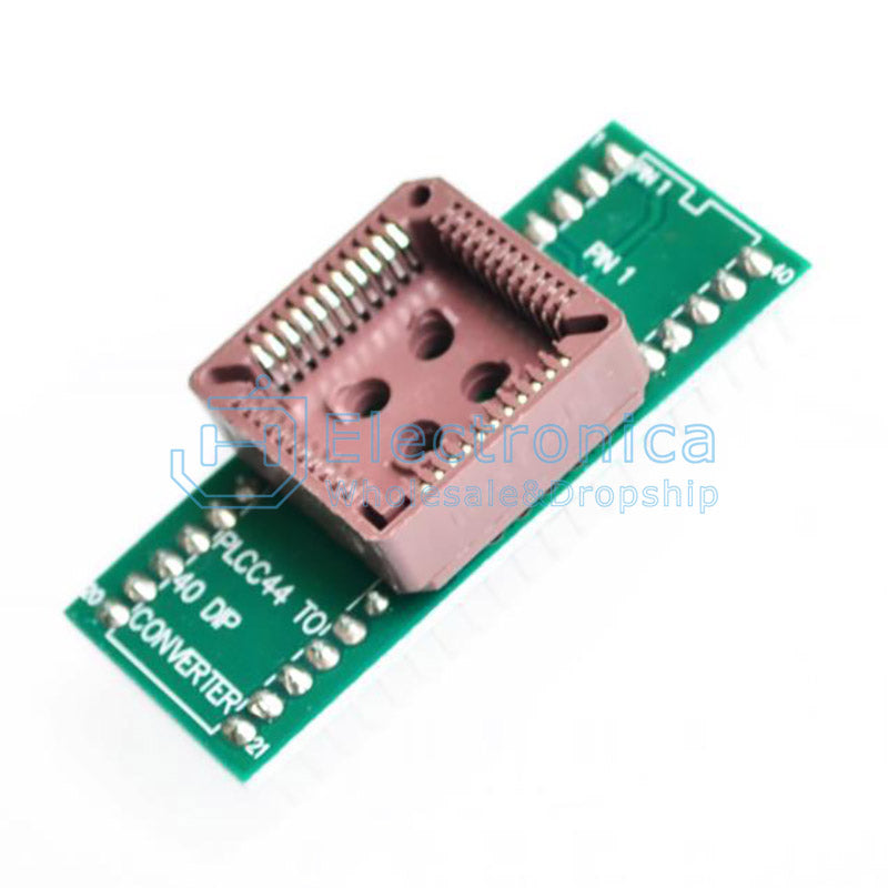 PLCC44 to DIP40 Programmer Adapter Socket - I Found Tech Chinese Warehouse Import