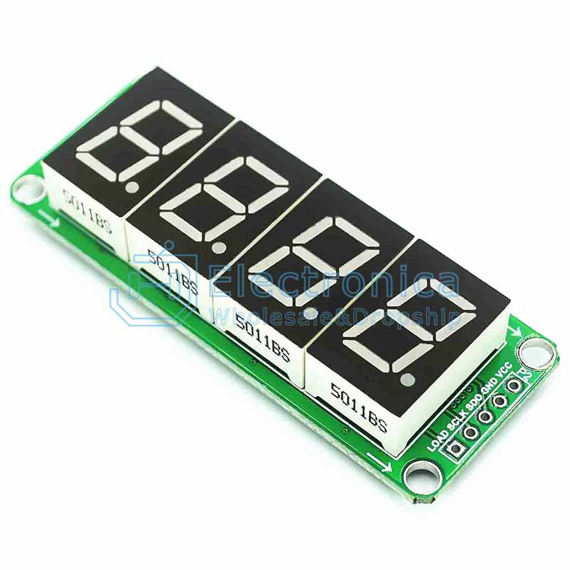 74HC595 Static Drive 2/3/4 Segment Digital Tube Display Module