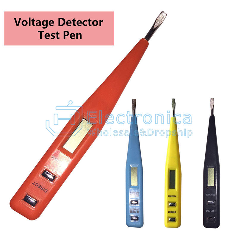 12V-250V Socket Wall AC/DC Power Outlet Detector Sensor Tester Pen - I Found Tech Chinese Warehouse Import - Black