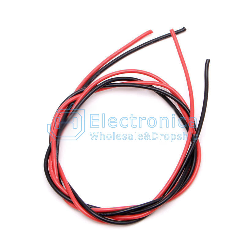 10/12/14/16 AWG 2Pins Ultra Soft Silicone Rubber Copper Electric Wire - I Found Tech Chinese Warehouse Import - 10 AWG...
