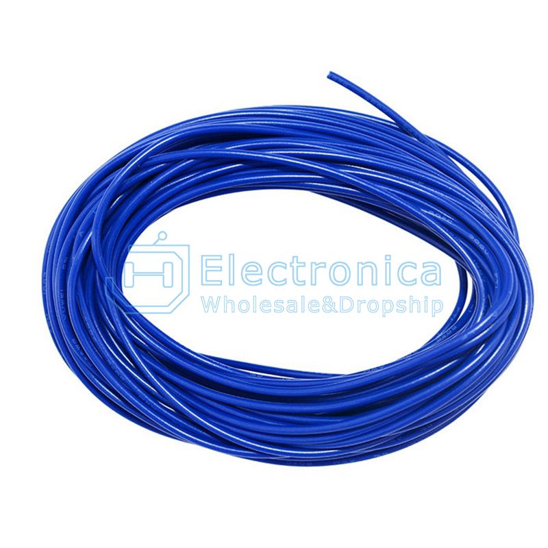24AWG Heat-resistant Silicone Electronic Connecting Wire - I Found Tech Chinese Warehouse Import - Black (10m )