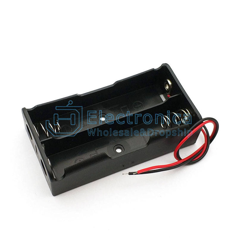 2x18650 Battery Case with Wire - I Found Tech Chinese Warehouse Import - With DC connector
