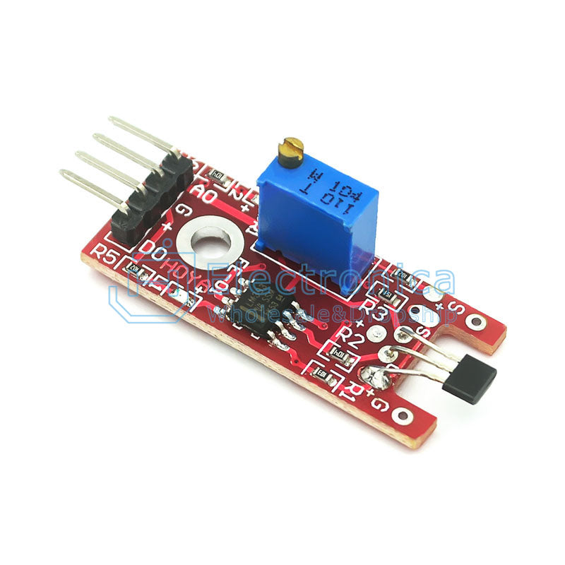 KY-024 Digital Magnetic Linear Hall Sensor - I Found Tech Chinese Warehouse Import - With 3144 chip no 49E chip