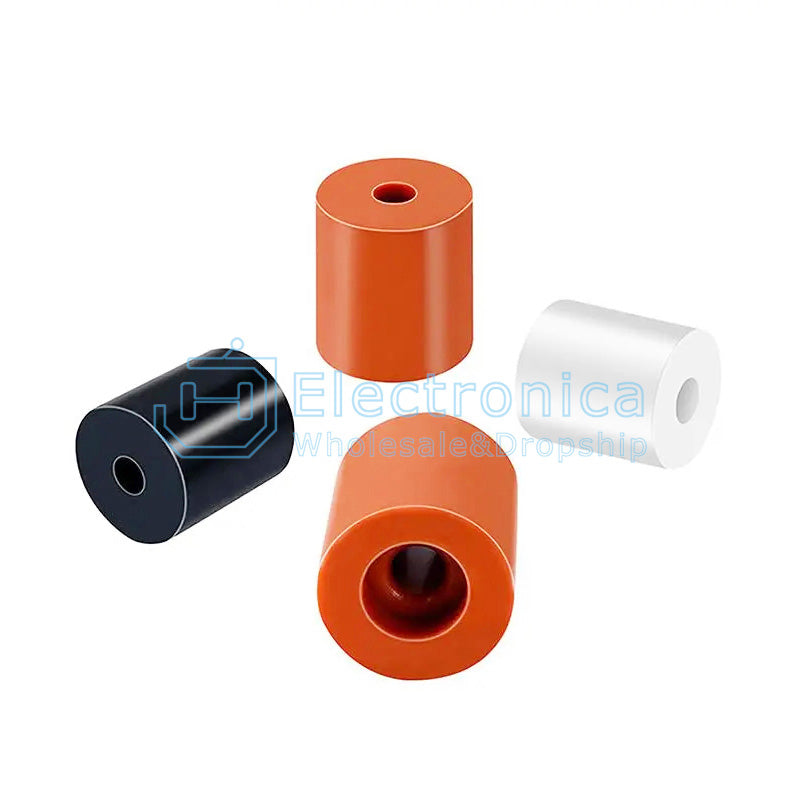 High Temperature Silicone Hot Bed Leveling Column - I Found Tech Chinese Warehouse Import - Black 16mm with countersunk...