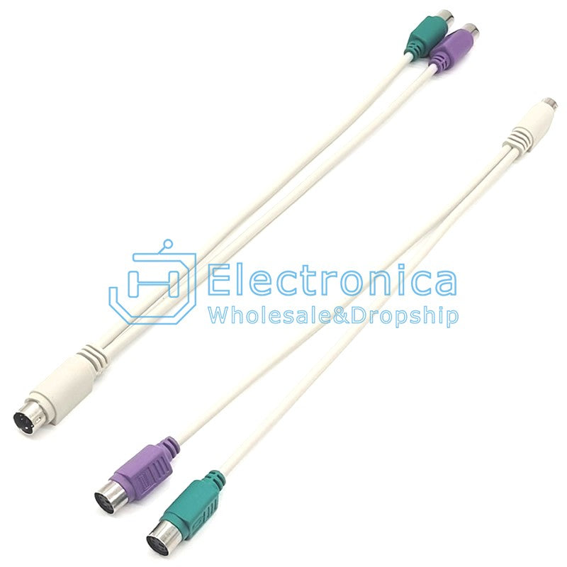 PS2 Keyboard Mouse Splitter Cable - I Found Tech Chinese Warehouse Import - Option 37259;37261