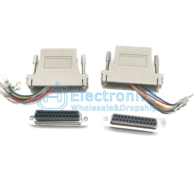 DB25 Female/Male to RJ45 Modular Adapter - I Found Tech Chinese Warehouse Import - DB25 Female to RJ45