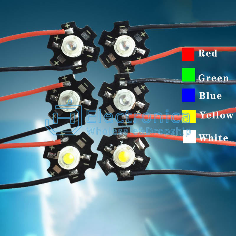 Ultra-bright High-power LED with Aluminum and Connecting Cable - I Found Tech Chinese Warehouse Import - Option...