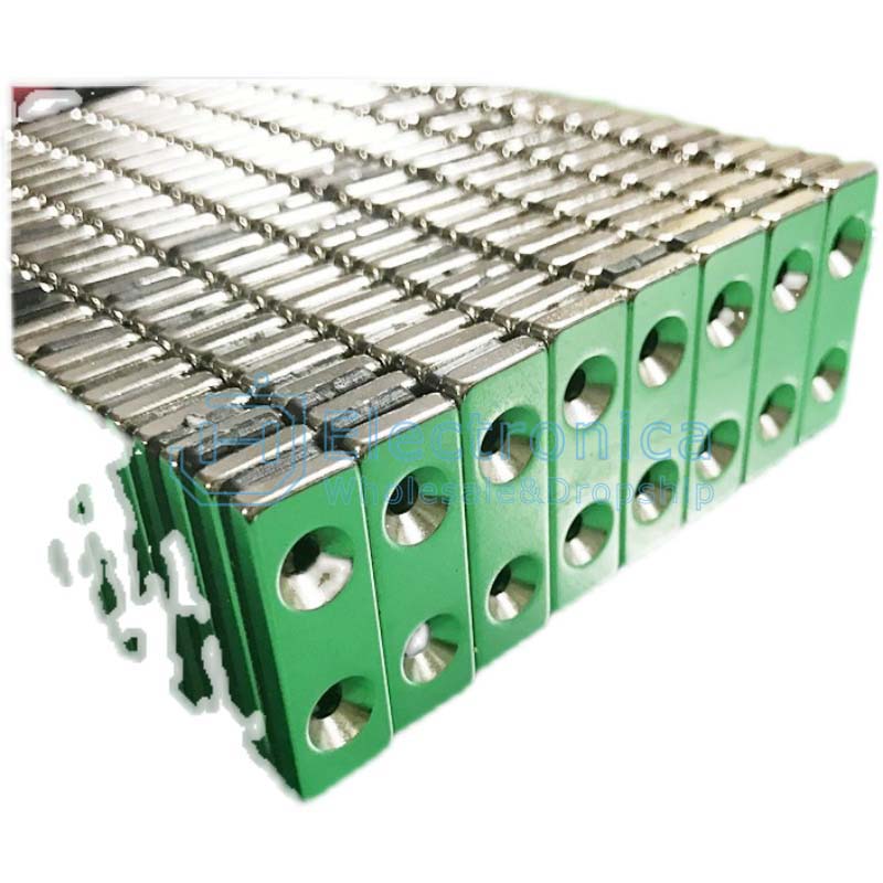 30*10*4mm Rectangle Neodymium Magnet Double Holes - I Found Tech Chinese Warehouse Import - 25×10×3 double holes