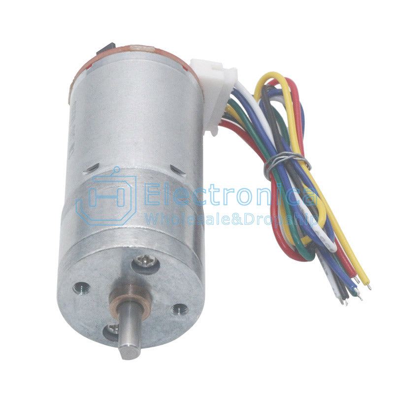 25GA-370 DC Gear Motor with Encoder - I Found Tech Chinese Warehouse Import - Option 35440;35442;35461