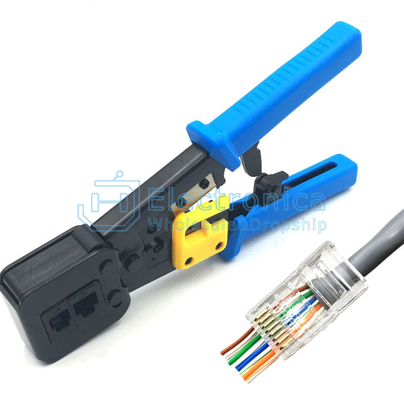 RJ45 Through-hole Crystal Head Crimping Plier - I Found Tech Chinese Warehouse Import - Crimping plier