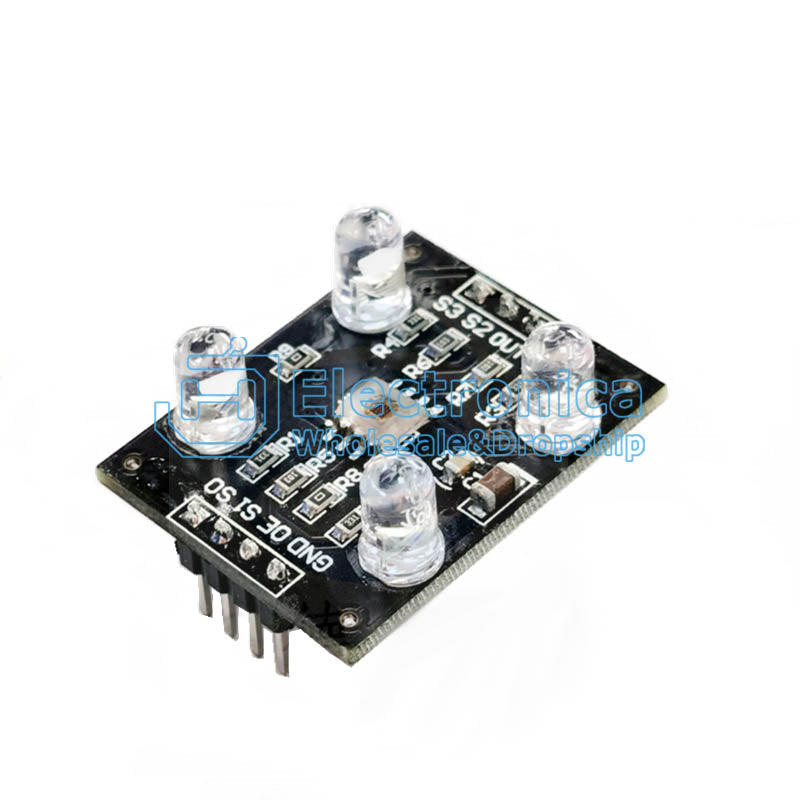 TCS3200D/TCS230 Colour Recognition Sensor Module - I Found Tech Chinese Warehouse Import - Black board(welded)