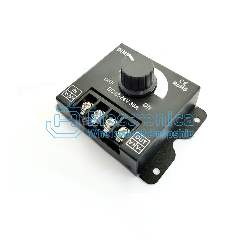 12V/24V 30A LED DIMMER Brightness Regulator with Knob Switch - I Found Tech Chinese Warehouse Import - New...