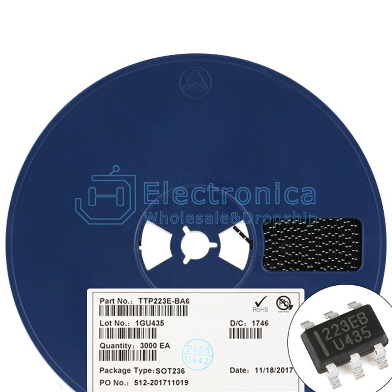 TTP223E-BA6 SOT23-6 SMD - I Found Tech Chinese Warehouse Import
