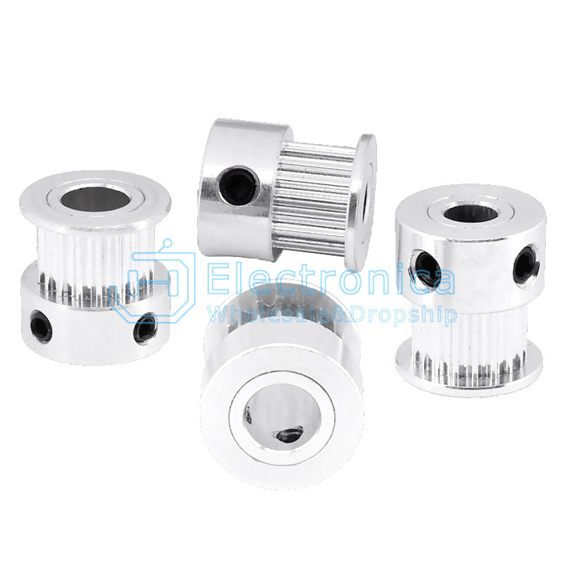 3D Printer Aluminum 2GT 20 Teeth Timing Belt Pulley - I Found Tech Chinese Warehouse Import - 16T(3.17mm)
