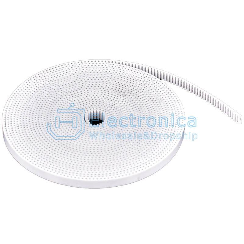 2GT Ring Open Synchronous Belt Rubber White Transmission 10MM - I Found Tech Chinese Warehouse Import - GT2-10mmPU...