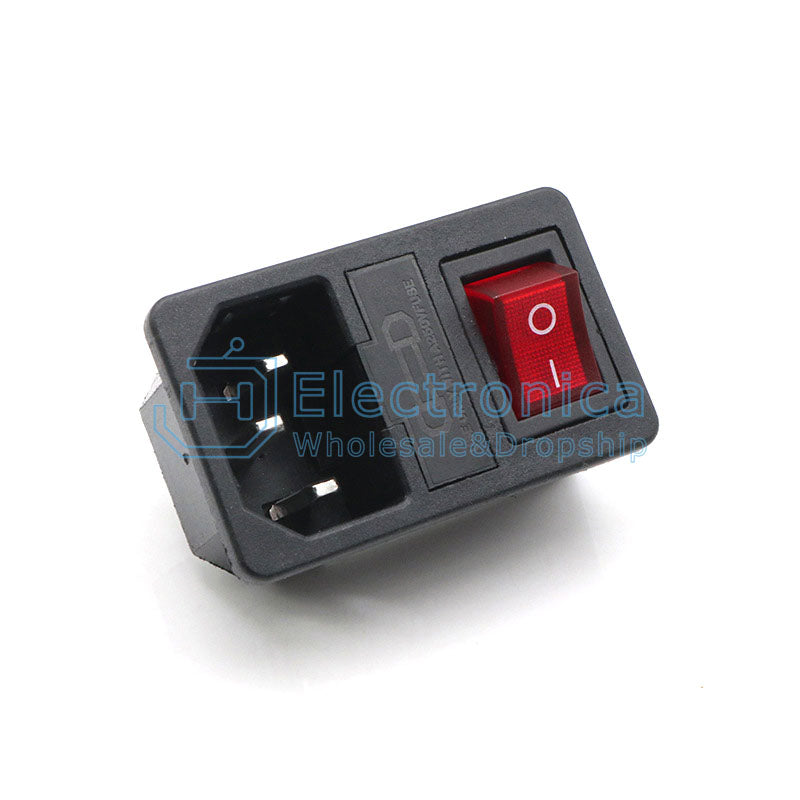 AC-01 Three-In-One Power Socket with Light/Switch/Fuse - I Found Tech Chinese Warehouse Import