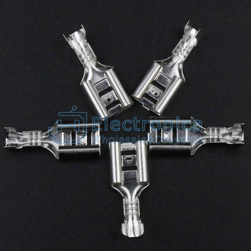 6.3 Plug Spring Non-insulated Cold-pressed Terminal - I Found Tech Chinese Warehouse Import - 10PCS