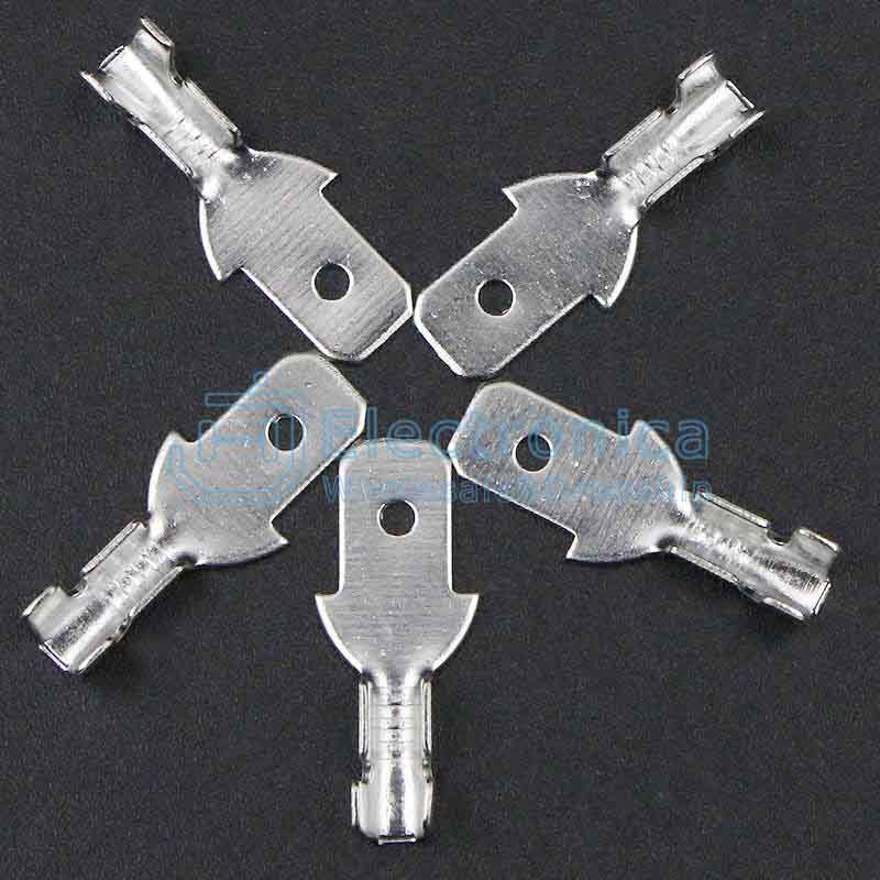 Non Insulated Cold Pressed Automobile Horn Terminal 4.8 Insert - I Found Tech Chinese Warehouse Import - 100PCS