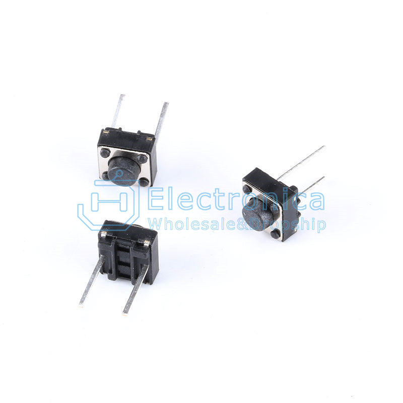 6*6*5mm 2Pin DIP Micro Touch Switch - I Found Tech Chinese Warehouse Import - 100PCS