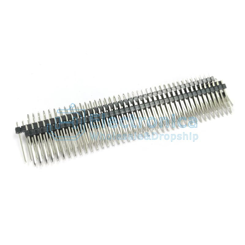 40P 2.54mm Double-row/Single-row Gold-plated Male Needle - I Found Tech Chinese Warehouse Import - Option 24723;24725