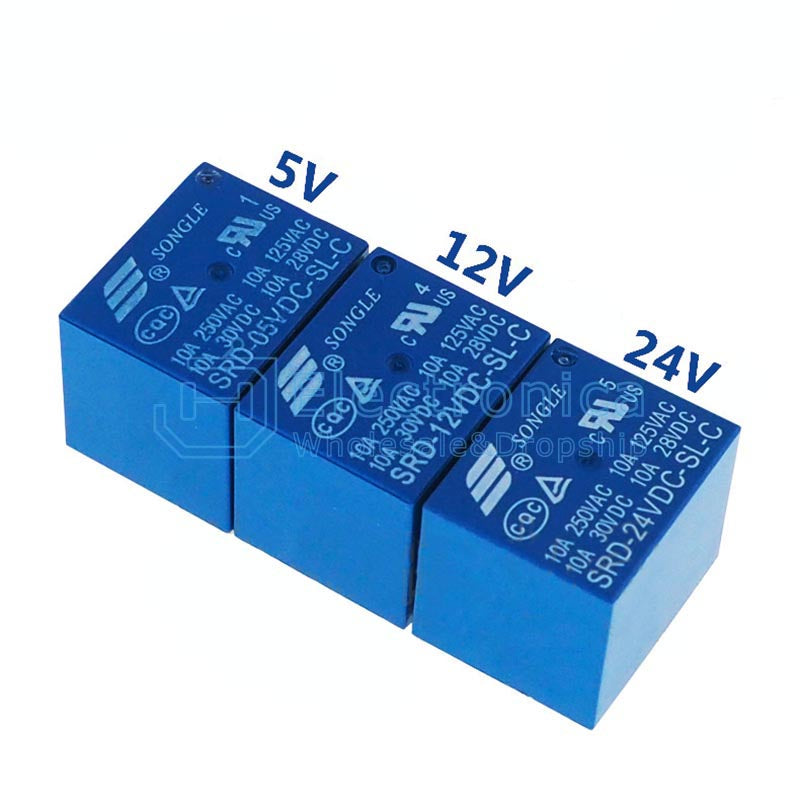 SRD-05/06/09/12/24/48VDC-SL-A/C 10A Songle Relay - I Found Tech Chinese Warehouse Import - Option 23674;23681