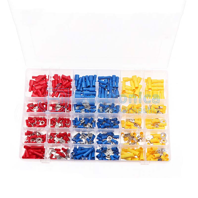 500pcs Round Waterproof Insulated Copper Cold Press Terminals - I Found Tech Chinese Warehouse Import