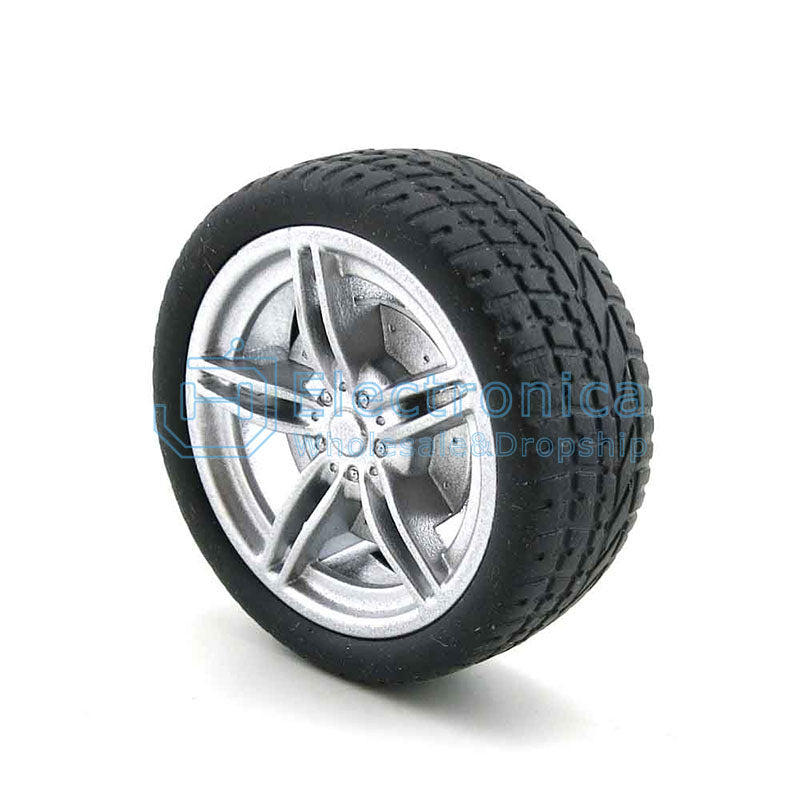 40/48mm 1:10 Simulation Rubber Wheel - I Found Tech Chinese Warehouse Import - 40mm