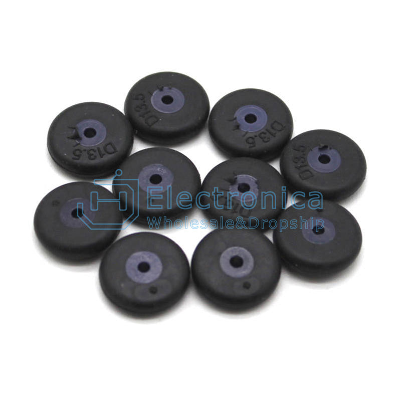 13.5mm Small Aircraft Wheel - I Found Tech Chinese Warehouse Import - Black 1 pack (10pcs)