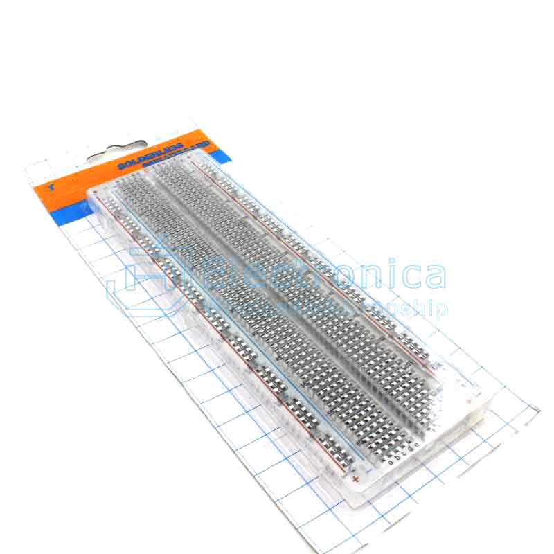 830 Point MB-102 Transparent Breadboard - I Found Tech Chinese Warehouse Import