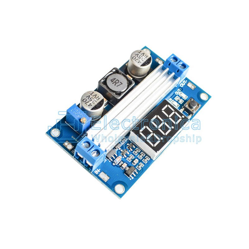 DC-DC Adjustable Boost Module 3.0-35V to 3.5-35V 100W with Digital Voltmeter - I Found Tech Chinese Warehouse Import
