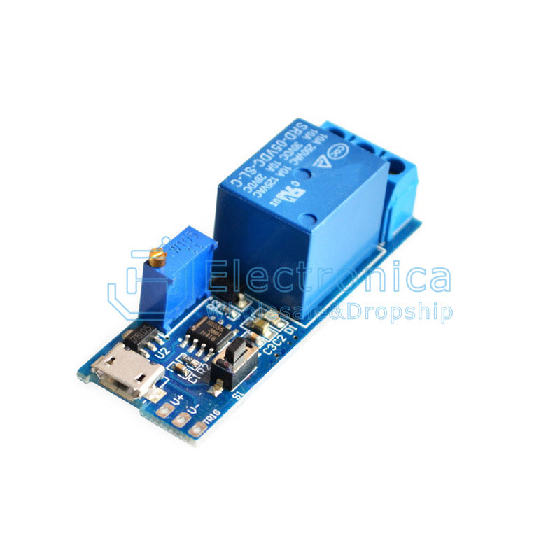 5V-30V Micro USB Power Adjustable Delay Relay Timer Control Module - I Found Tech Chinese Warehouse Import