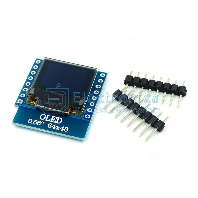 0.66 Inch OLED Display Module IIC/I2C Interface For D1 Mini - I Found Tech Chinese Warehouse Import