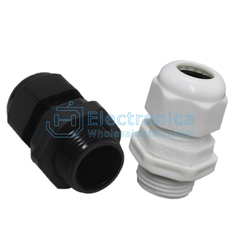 Nylon Plastic Cable Waterproof Connector PG7/PG9/PG11/PG13.5/PG16/PG21 - I Found Tech Chinese Warehouse Import - Option...