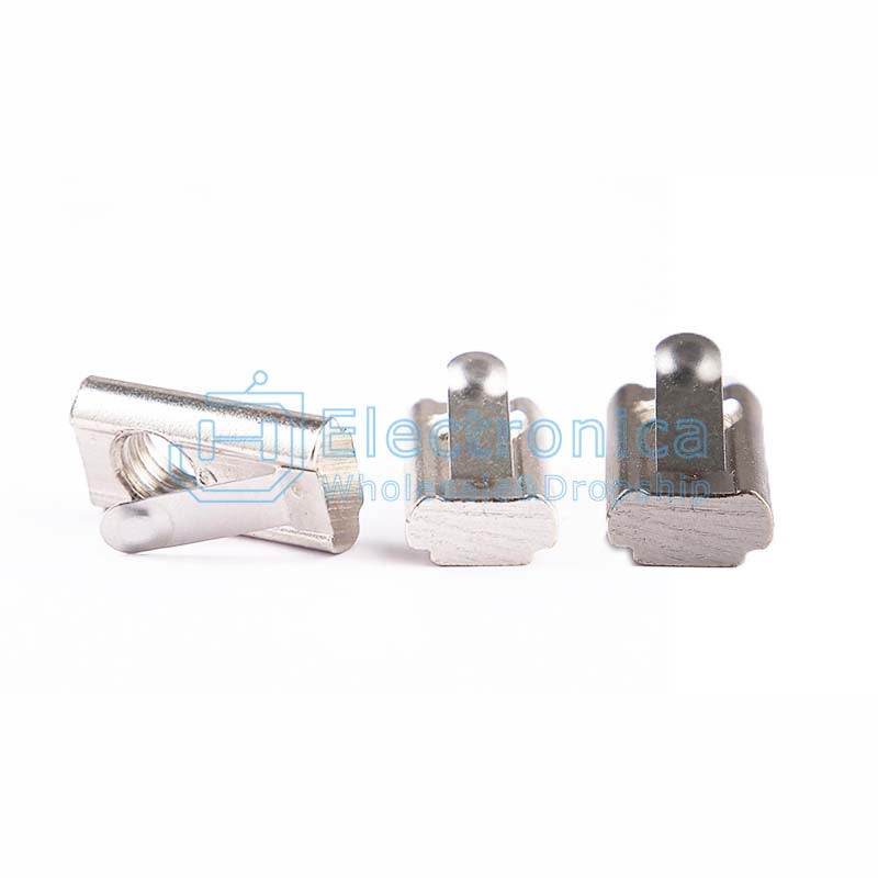20/30/40/45 M4/M5/M6/M8 National Standard Shrapnel Nut - I Found Tech Chinese Warehouse Import - 30-M3 (nickel plated 10pcs)